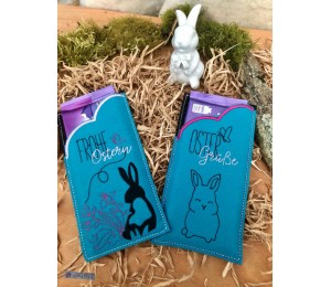 Stickdatei - Bunnies in the garden 1